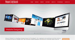 Desktop Screenshot of mozartinfotech.com
